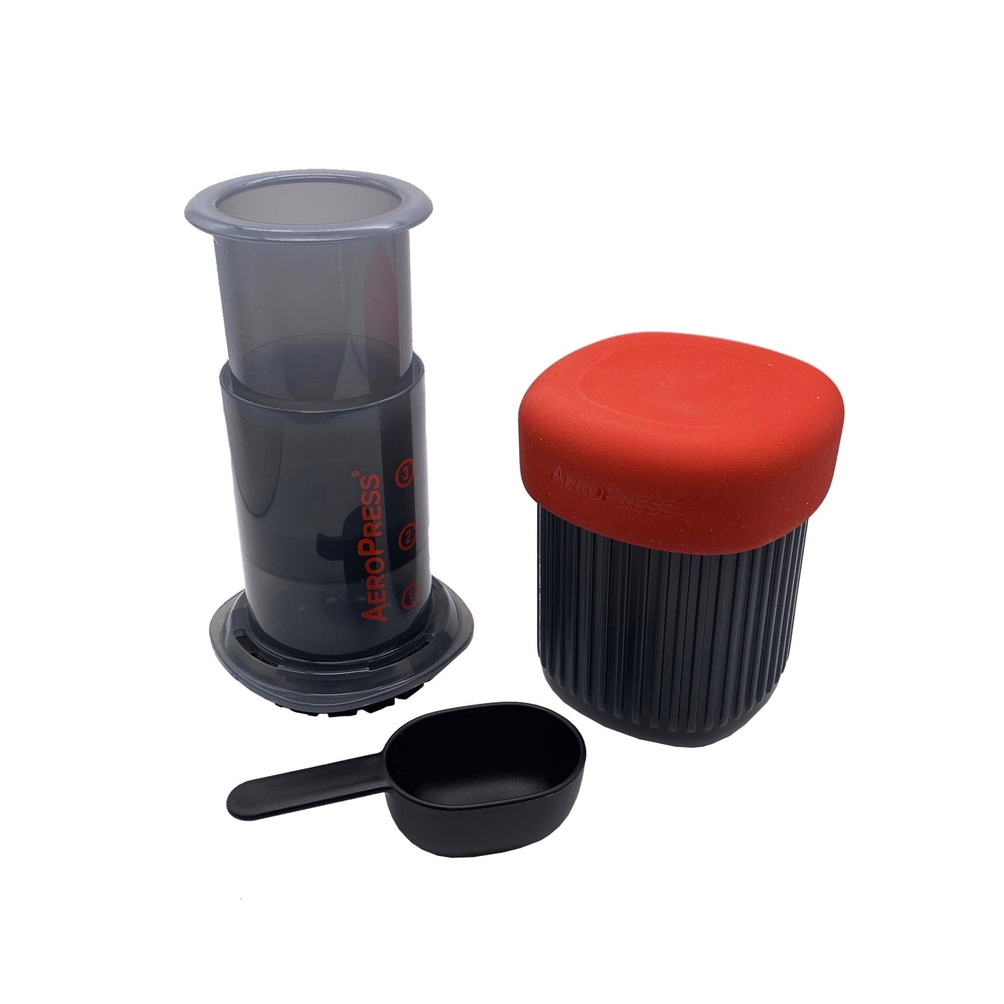 Aeropress GO Coffee Maker Set Hermanos Colombian Coffee Roasters 