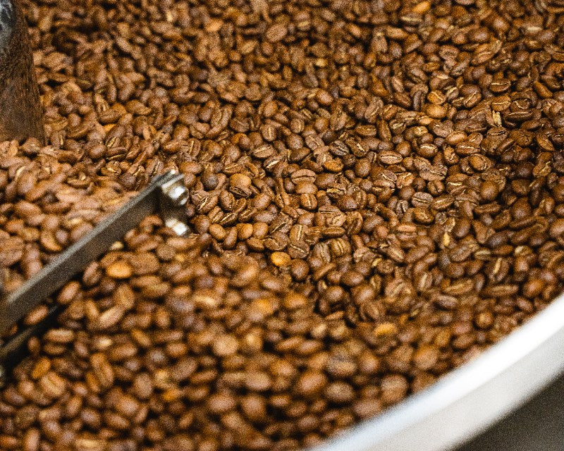 coffee roasting machine at coffee roastery tour