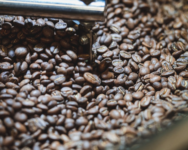 Roasted Colombian decaf coffee beans produced using Sugar Cane method