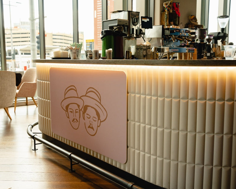 Hermanos Colombian Coffee Roasters Gantry Stratford location